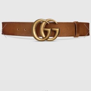 GUCCI GG MARMONT LEATHER BELT (NEVER USED)